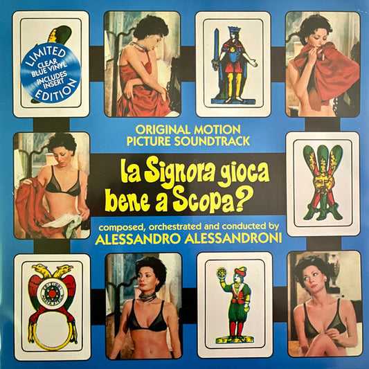 Alessandro Alessandroni- La Signora Gioca Bene A Scopa - Limited 140-Gram Transparent Blue Colored Vinyl [ VINYL LP ]