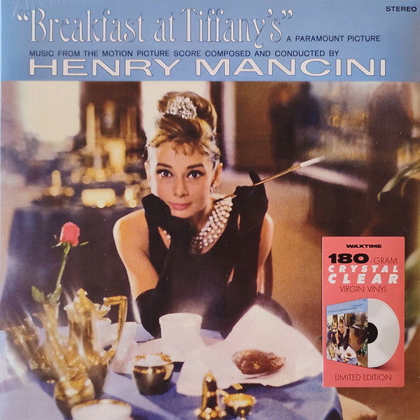 Henry Mancini- Breakfast At Tiffany's (Original Soundtrack) - Limited 180-Gram Crystal Clear Vinyl with Bonus Track [ VINYL LP ]