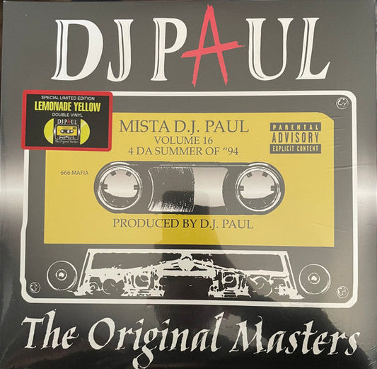 DJ Paul- The Original Masters, Vol. 16 [ VINYL LP ]