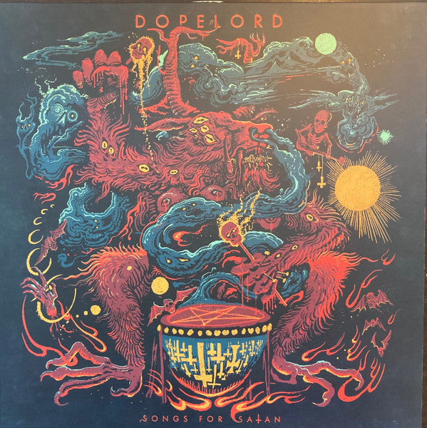 Dopelord- Songs For Satan - Blue & Black Marble Vinyl [ VINYL LP ]