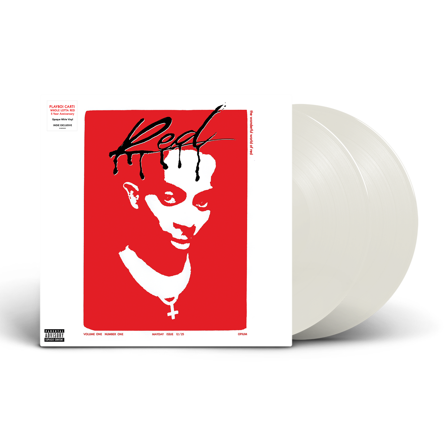 Playboi Carti- Whole Lotta Red (5 Year Anniversary Edition) [Rain Cloud White 2 LP] [Alternate Cover] (Indie Exclusive Vinyl) [ VINYL LP ]