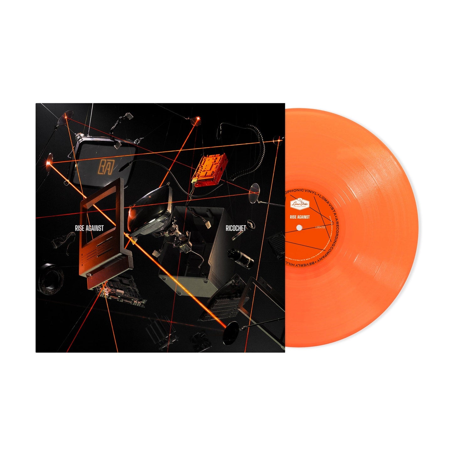 Rise Against- Ricochet [Neon Orange Vinyl] (Indie Exclusive Vinyl) [ VINYL LP ]