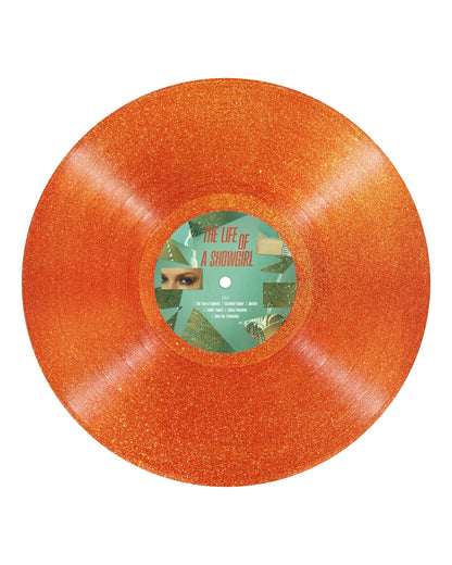 Taylor Swift- The Life of a Showgirl [Sweat and Vanilla Perfume Portofino Orange Glitter Vinyl] [ VINYL LP ]