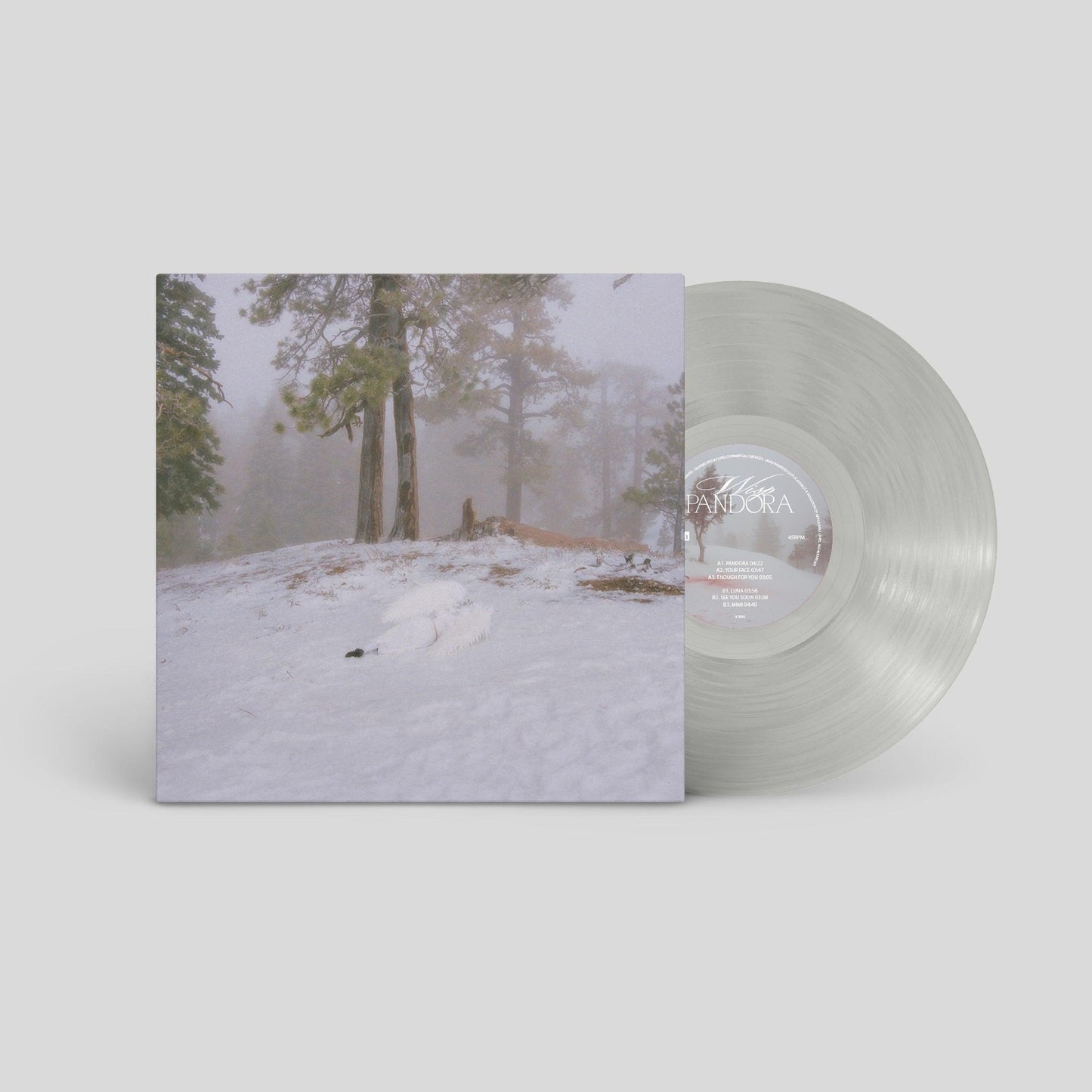 Wisp- Pandora [Translucent Milky Clear 12" EP] [ VINYL LP ]