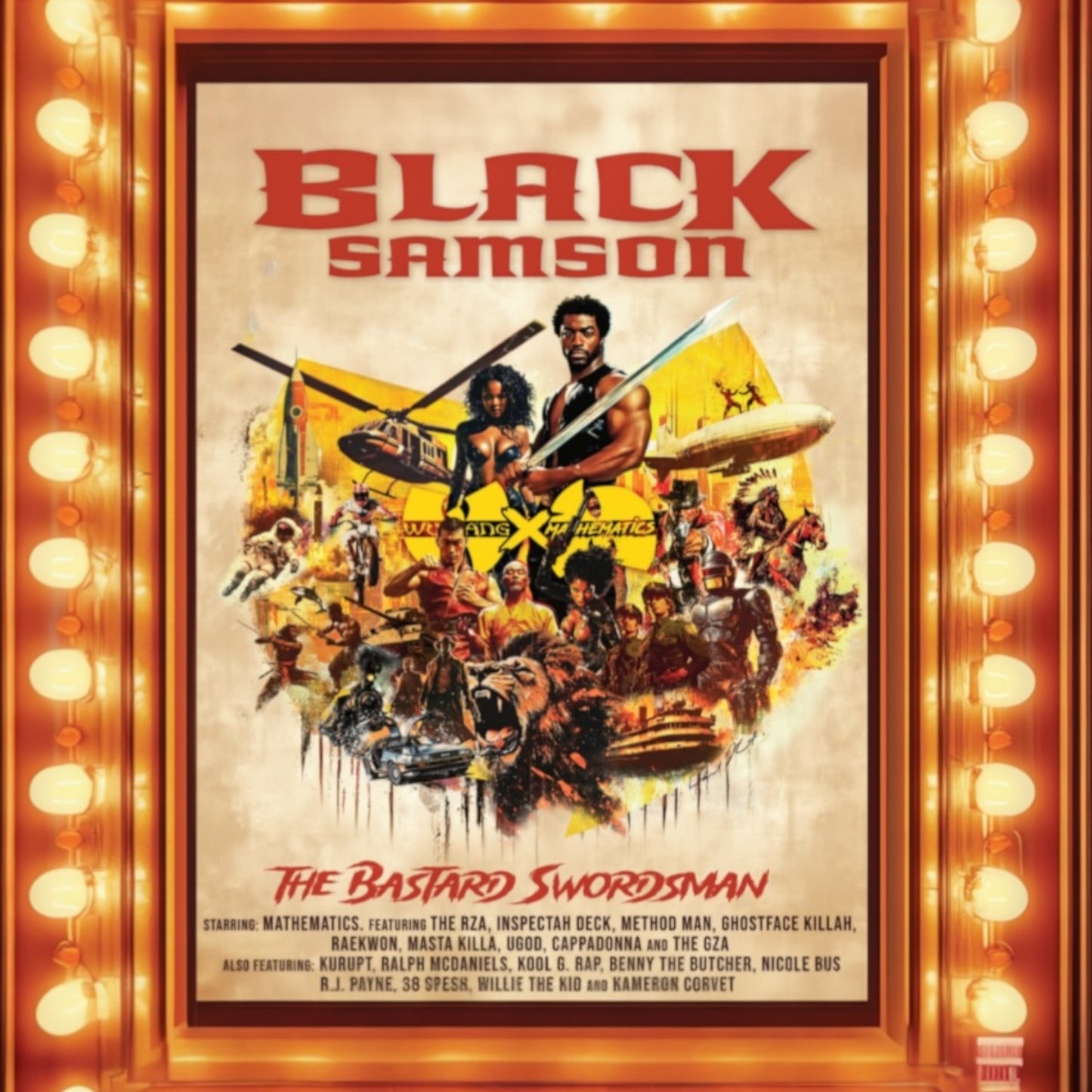 Wu-Tang and Mathematics- Black Samson, The Bastard Swordsman: Wu-Tang, The Saga Continues Collection [180g LP] [ VINYL LP ]
