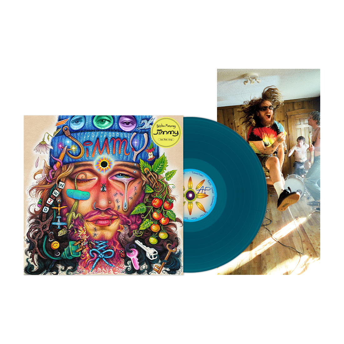 Briston Maroney- JIMMY (Sea Blue Vinyl) (w/ Ltd Ed 9"x12" print, while supplies last) [ VINYL LP ]