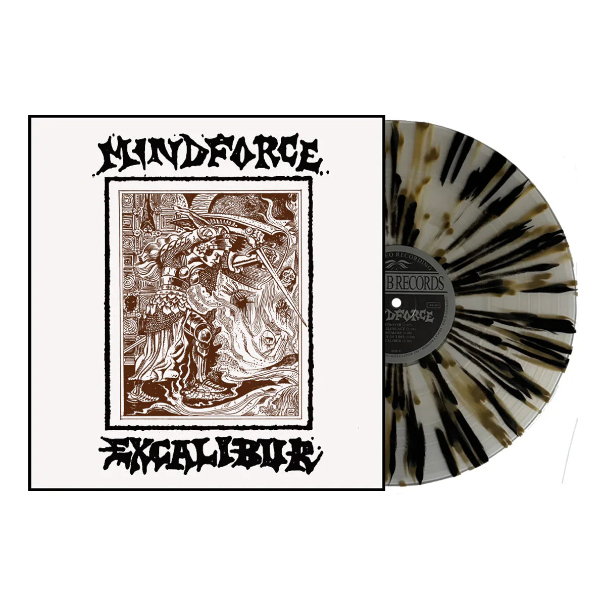 Mindforce- Excalibur (Clear w/Black & Gold Splatter Vinyl) [ VINYL LP ]
