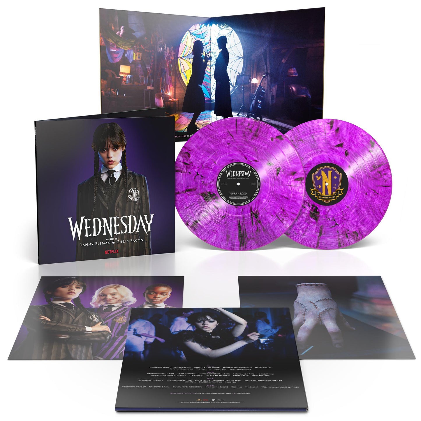 Wednesday (Score from Netflix Series, Danny Elfman) (Purple Goth w/ Smoky Shadow Vinyl) [ VINYL LP ]