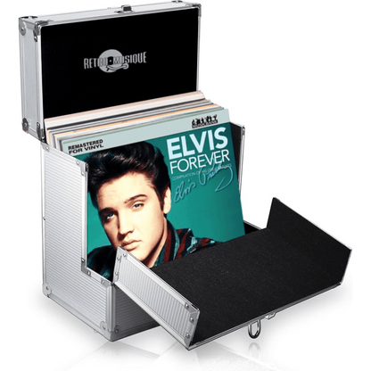Retro Musique - Aluminum Trim Vinyl Record Case