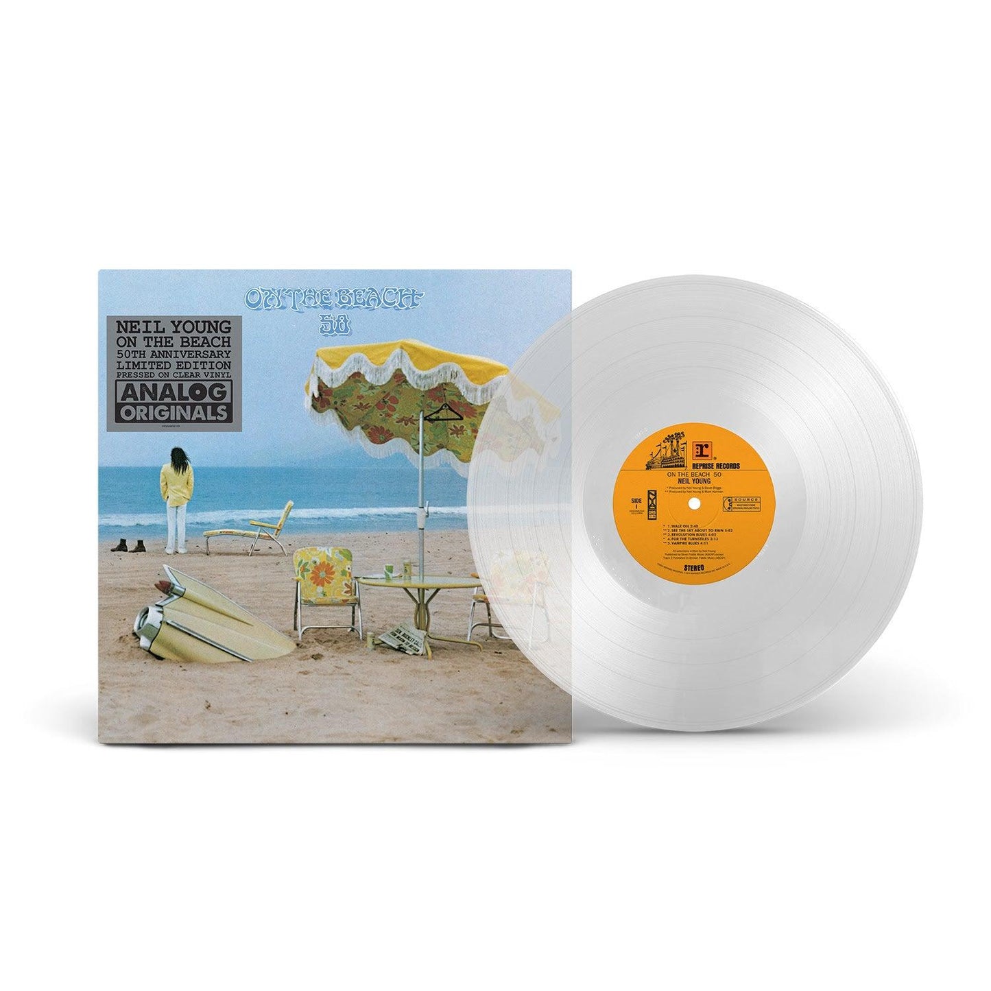Neil Young- On The Beach - Limited 140-Gram Clear Vinyl [ VINYL LP ]