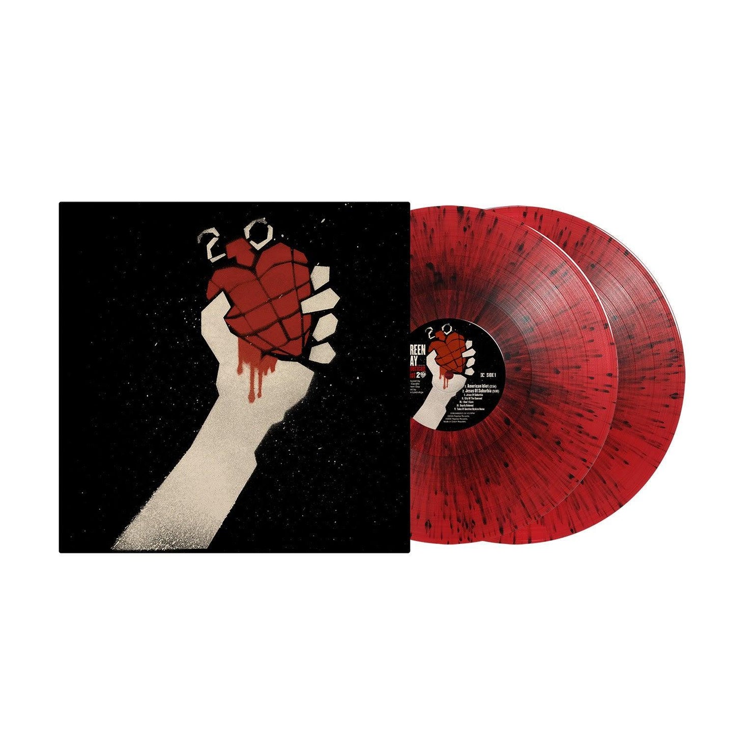 Green Day- American Idiot (20th Anniversary Red & Black Splatter) [ VINYL LP ]