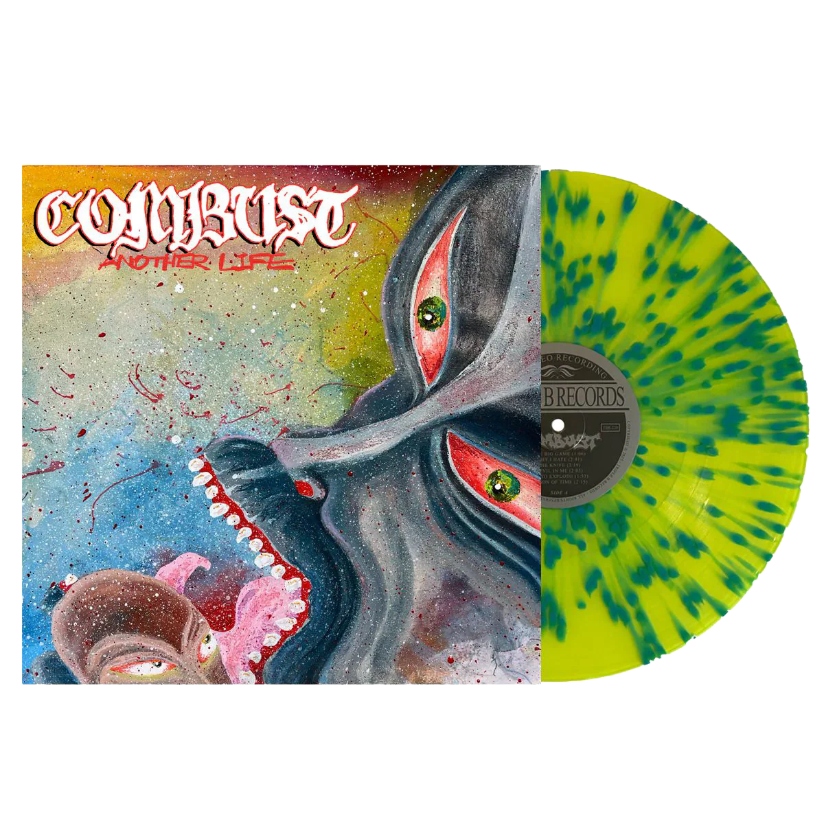 Combust- Another Life (Highlighter Yellow w/Sky Blue Splatter Vinyl) [ VINYL LP ]