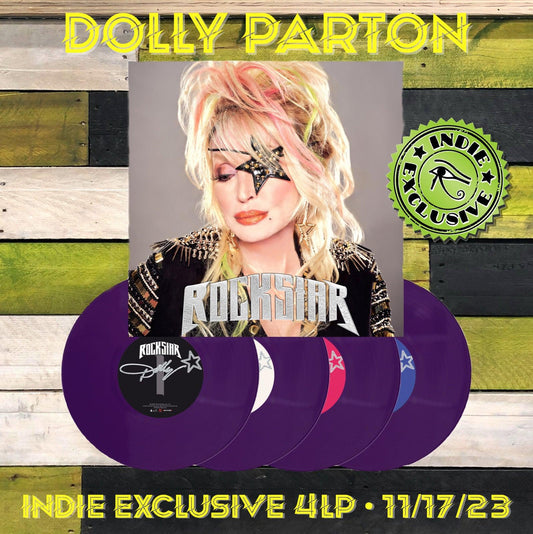 Dolly Parton- Rockstar [Deep Purple 4LP] [Alternate Cover] (Indie Exclusive Vinyl) [ VINYL LP ]