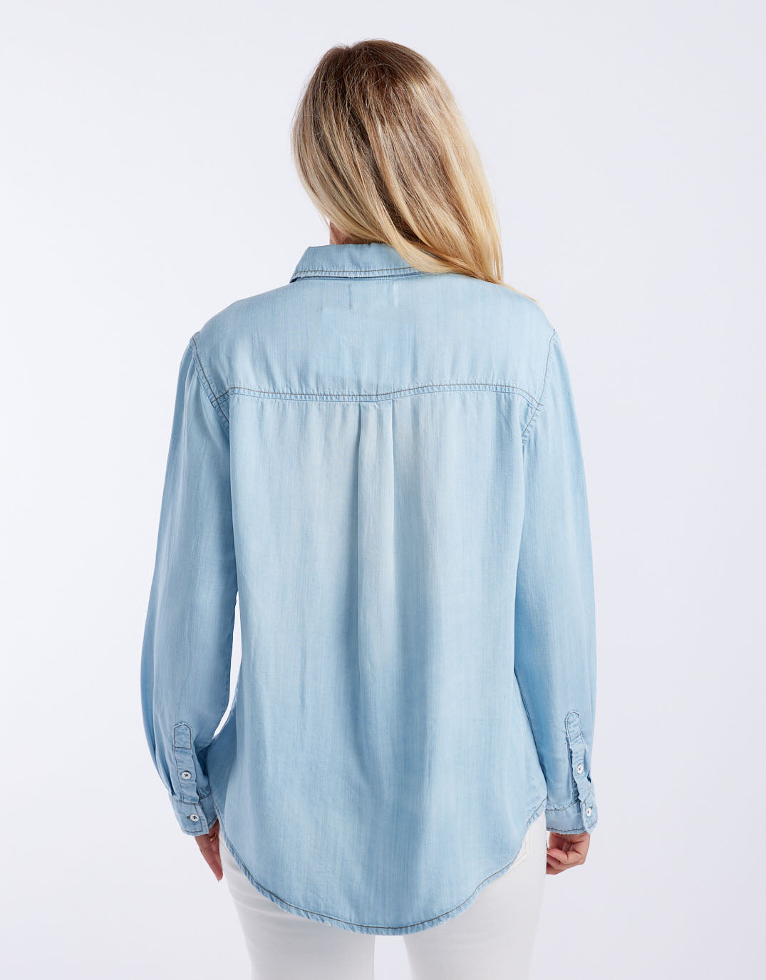 Ava Vintage Shirt - Light Wash