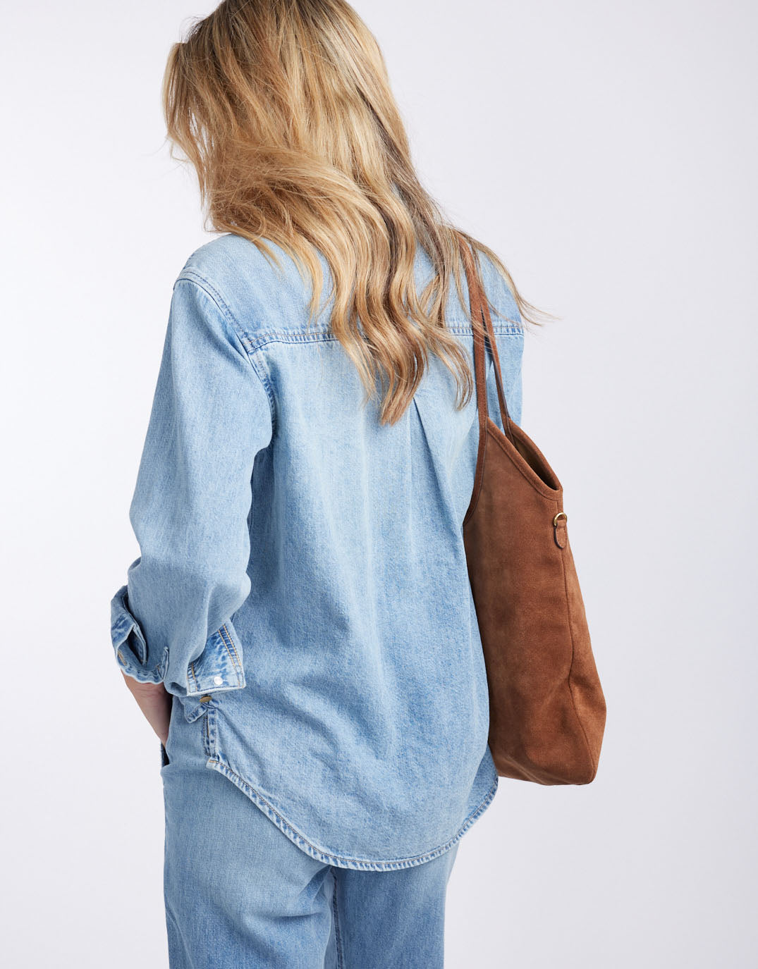 Claudia Relaxed Shirt - Mid Wash
