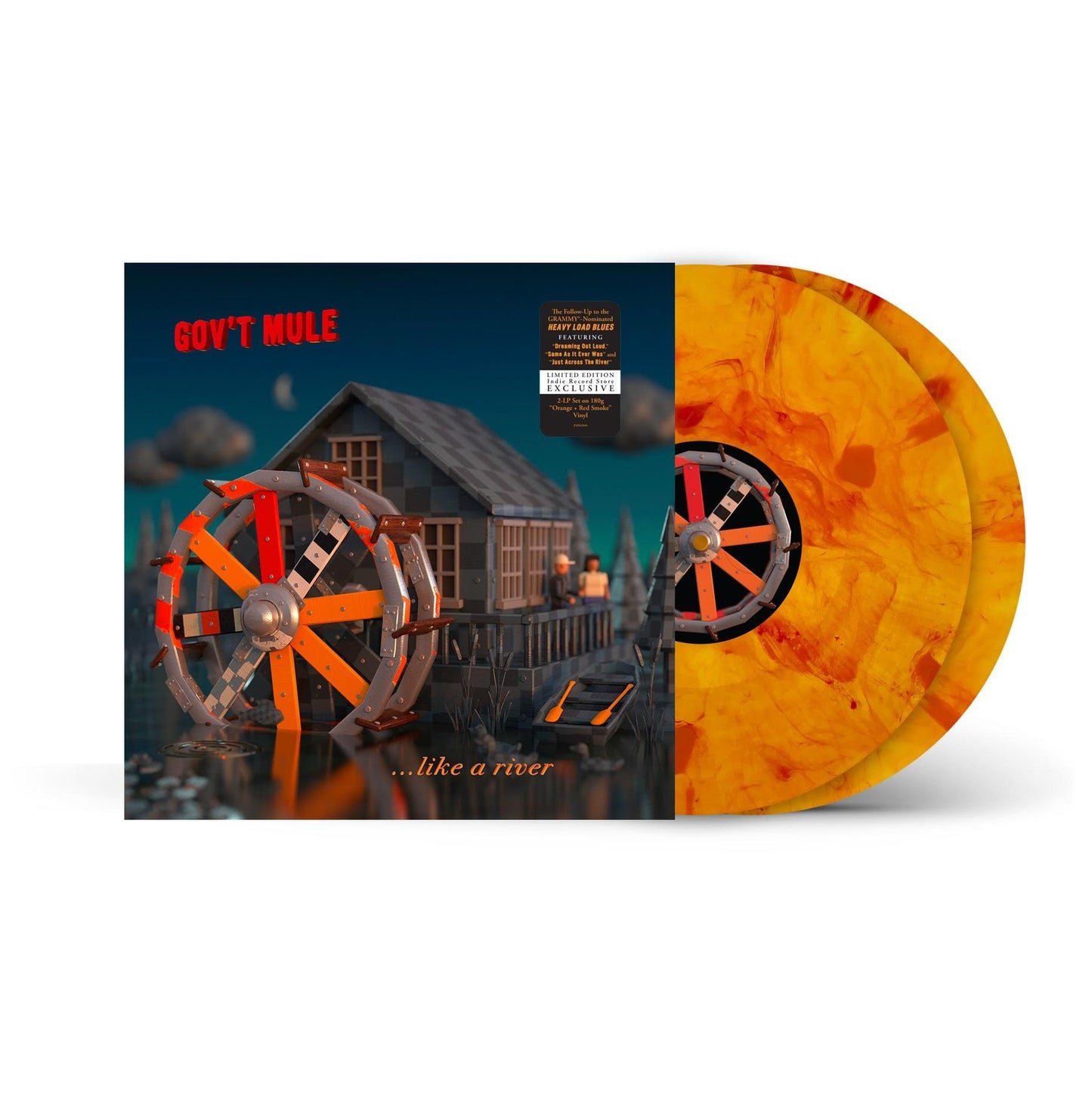 Gov't Mule- Peace... Like A River (Indie Exclusive Orange & Red Vinyl) [ VINYL LP ]