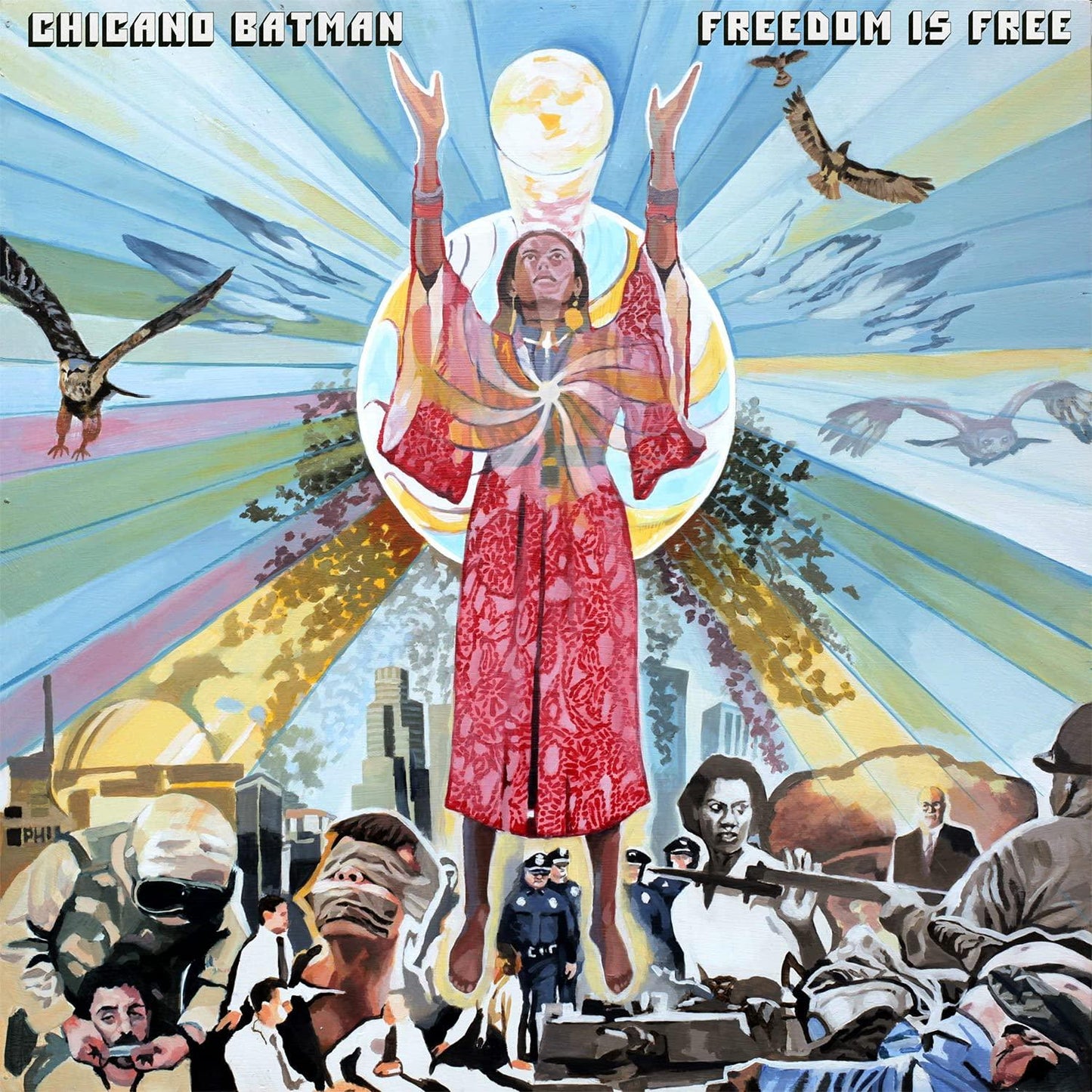 Chicano Batman- Freedom Is Free (Pink & Blue Splatter Vinyl) [ VINYL LP ]