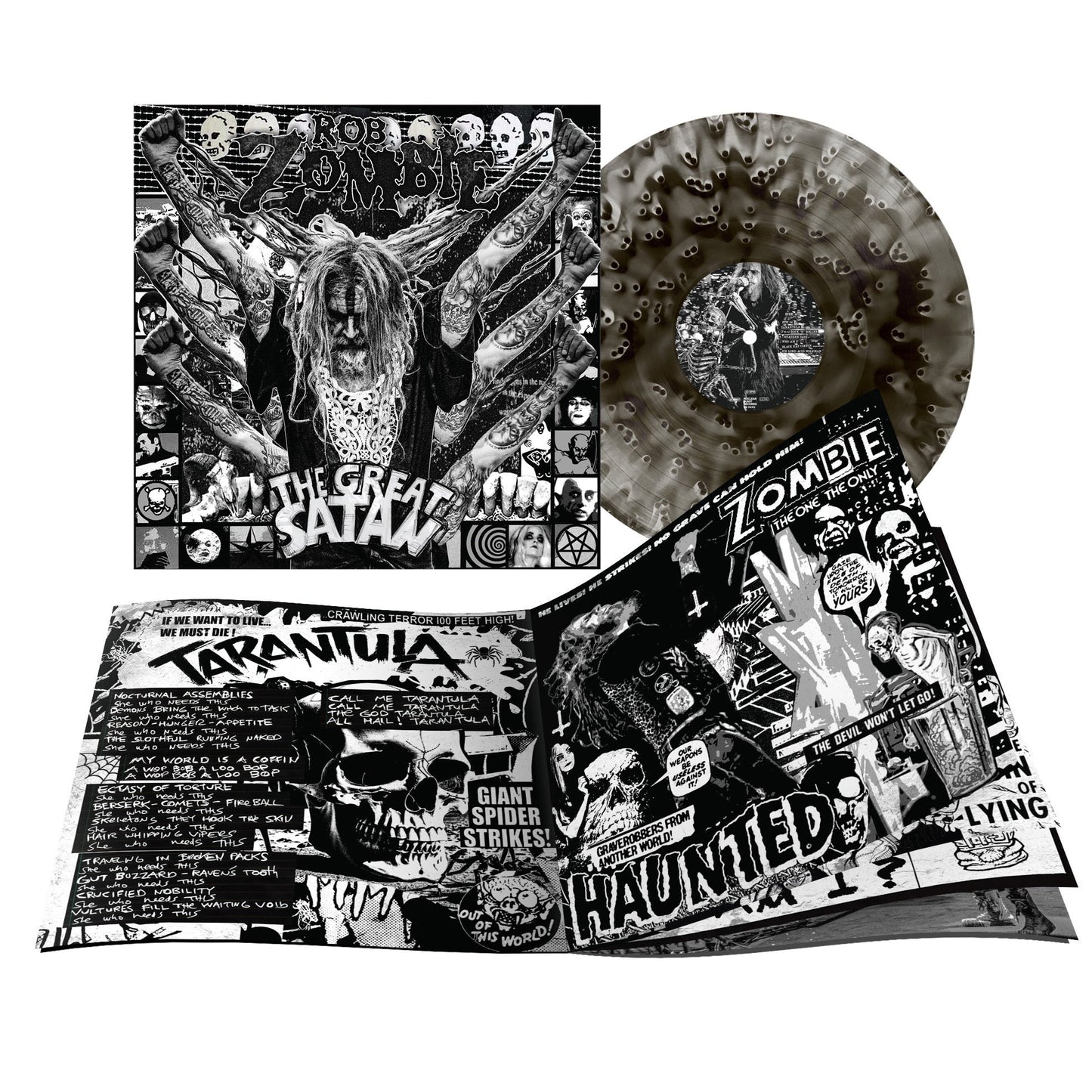 Rob Zombie- The Great Satan (Ghostly Black Vinyl) (DAMAGED) [ VINYL LP ]